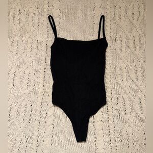 Abercrombie & Fitch Black Bodysuit One Piece